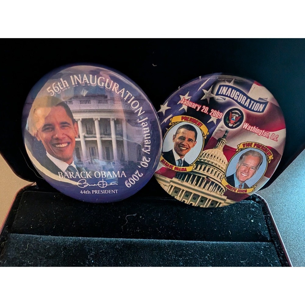 Barack Obama 2009 Inauguration Collectible Pins Set 56th Presidential Election